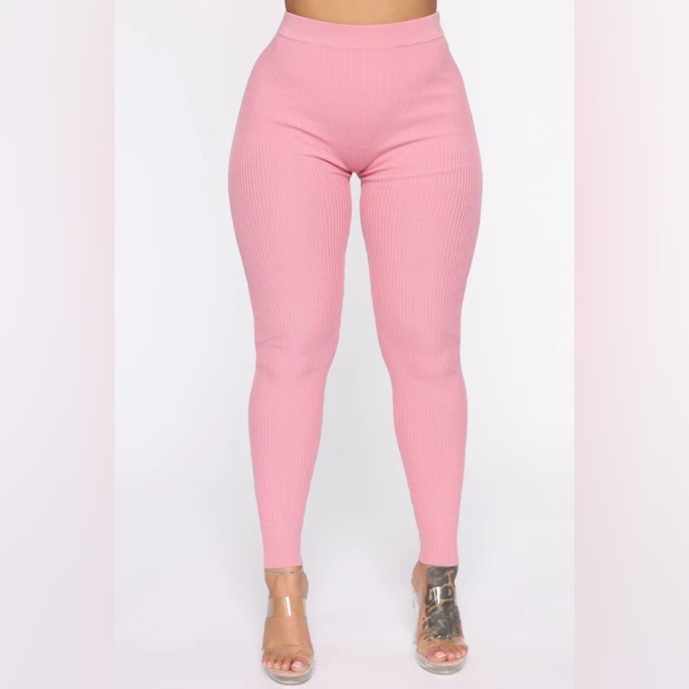 Pink fashion, nova, zipper, long sleeve top & bottoms set - Picture 9 of 15